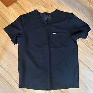 Figs Men's Short Sleeve Black Tee